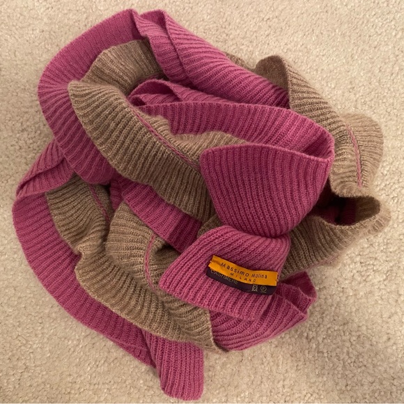 MASSIMO MOLINA / Cashmere Sweater/ Pink & Gray / Size Medium (44 Italian) - Picture 4 of 15